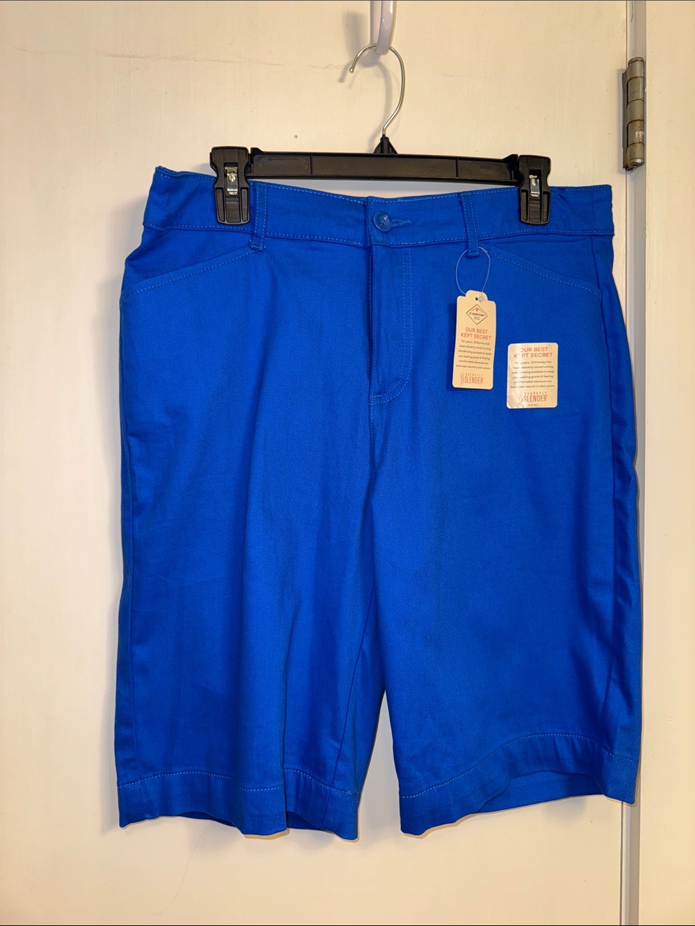 St.John’s Bay Bermuda Short Mid Rise - Royal Blue NWT